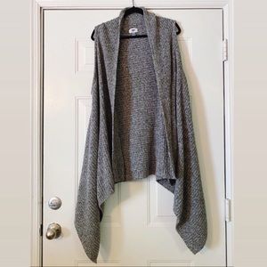 Old Navy Gray Sleeveless Long Sweater